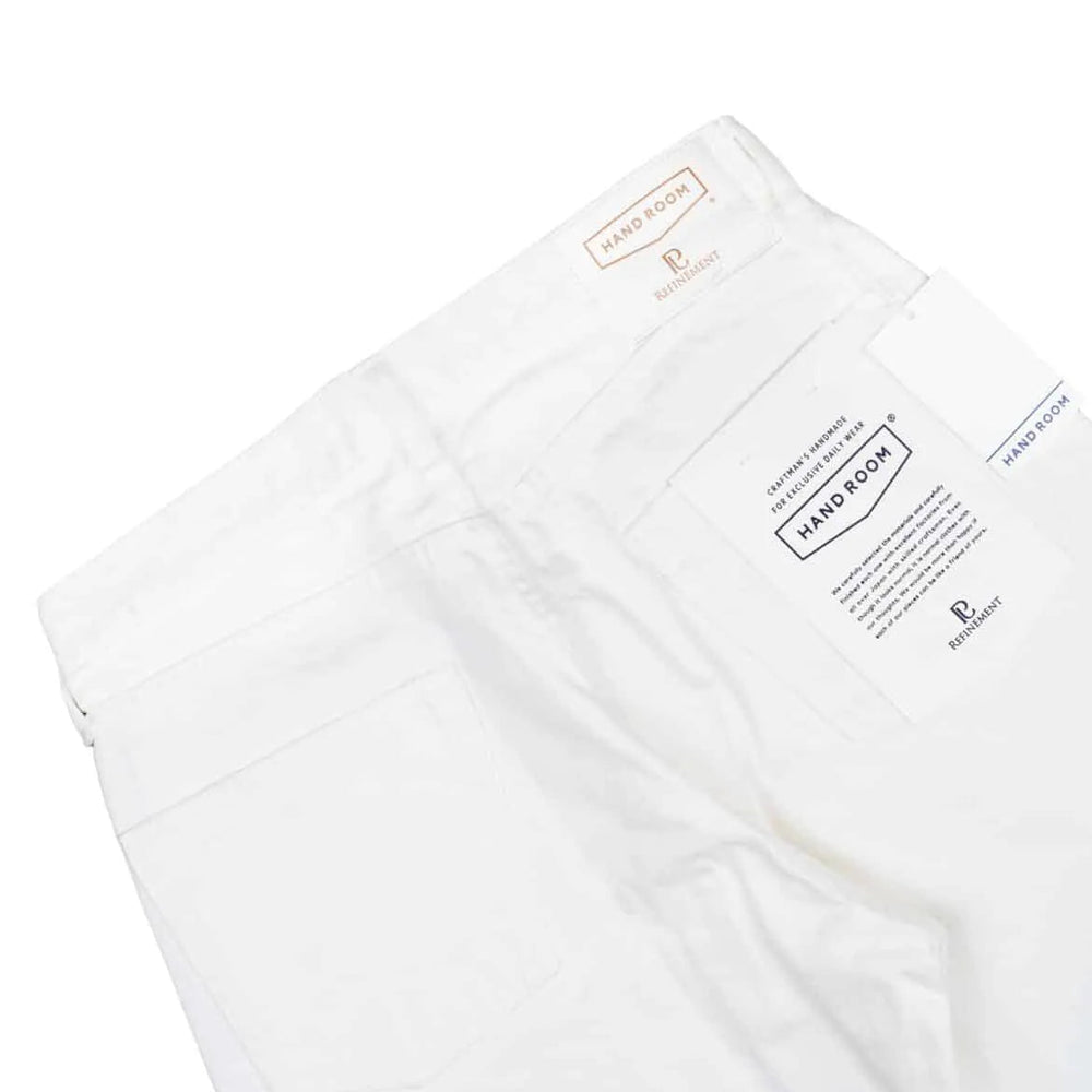 Back pocket detail of the Hand Room Exclusive for Refinement garment