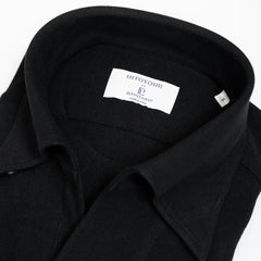 Hitoyoshi for Refinement One Piece Collar Polo Long Sleeve Black Collar Detail