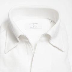 Hitoyoshi for Refinement One Piece Collar Polo Long Sleeve White Collar Detail