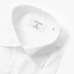 Hitoyoshi Spread Collar Shirt White - Refinement