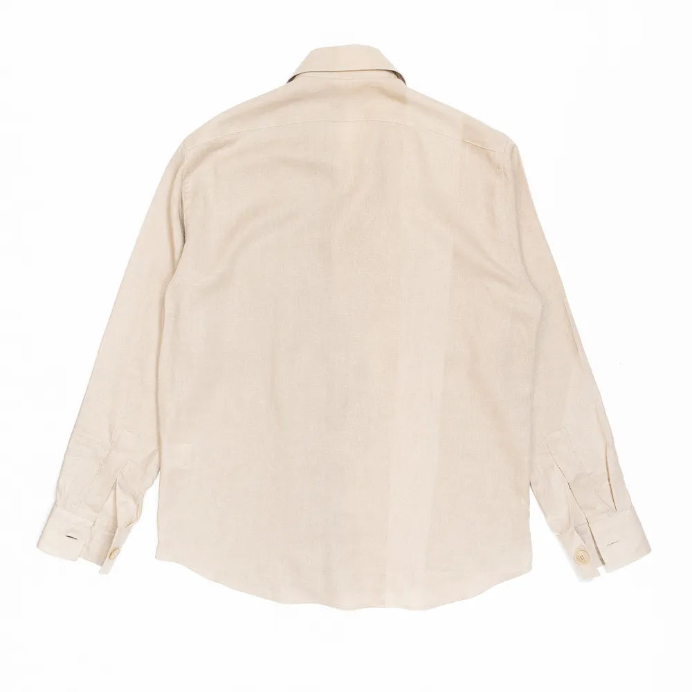 beige italian linen blouson guy rover smart casual summer