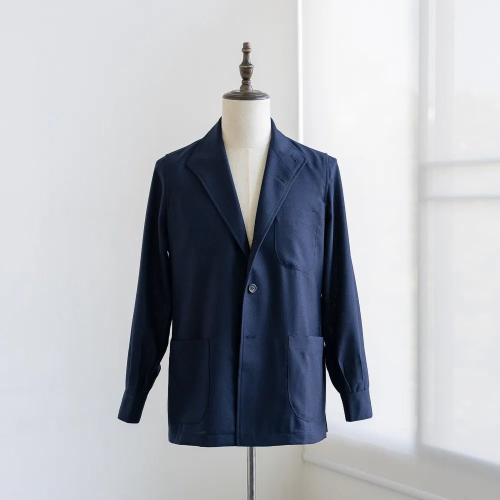 Justo Gimeno for Refinement Teba Jacket Hopsack by VBC Navy - Refinement