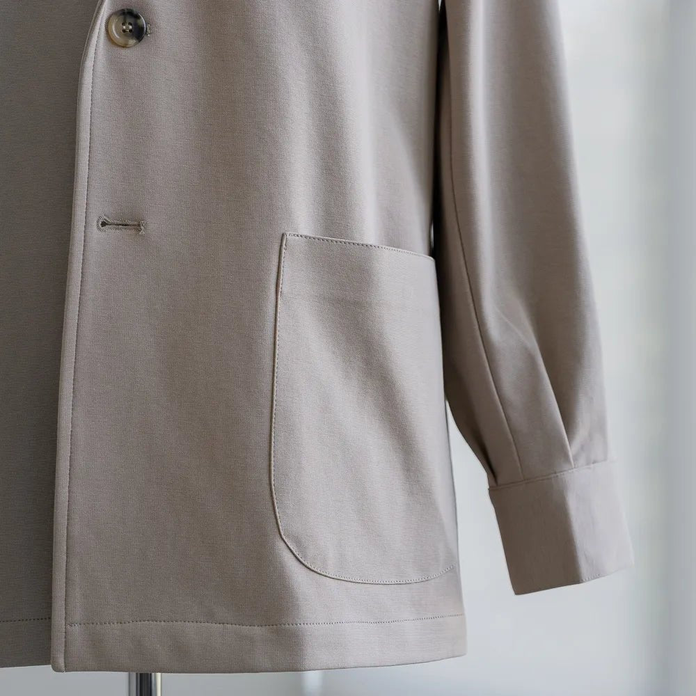 Justo Gimeno for Refinement Teba Jacket Jersey Knit Stone - Refinement