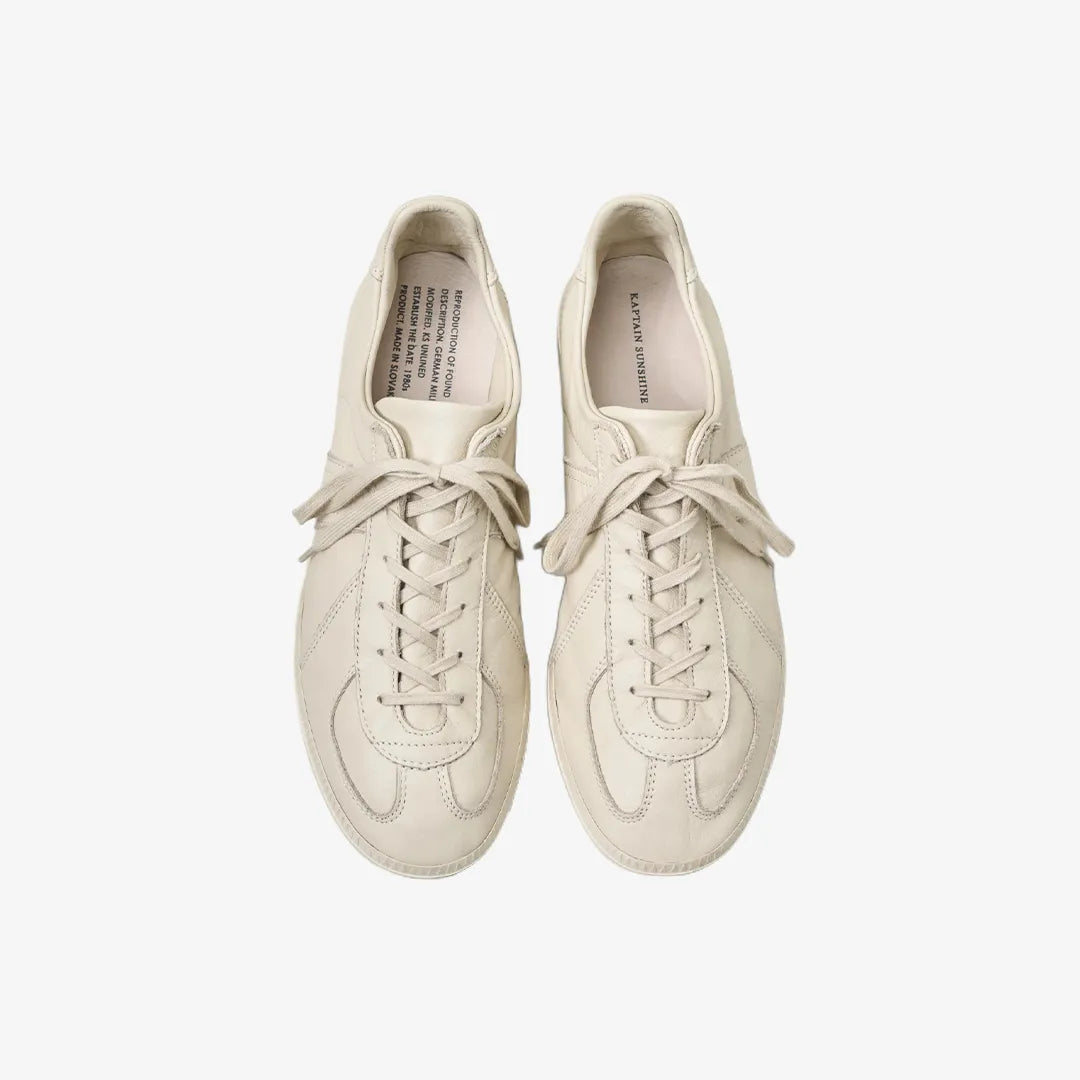 Kaptain Sunshine Unlined KS Trainer Shoes Panna front view