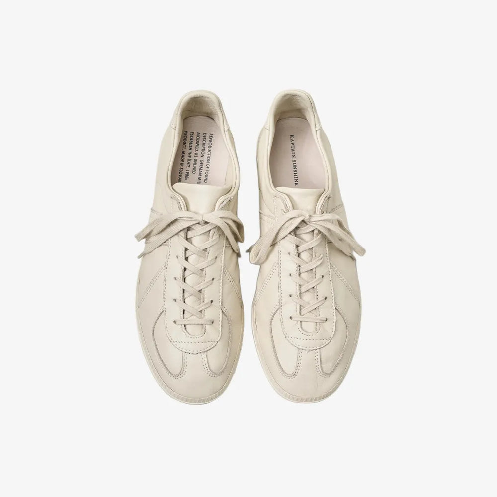 Kaptain Sunshine Unlined KS Trainer Shoes Panna front view