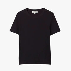 Merz b. Schwanen 1950s Loopwheeled Classic Fit Lightweight T-Shirt Deep Black Front View