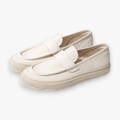 Pair view of the Moonstar Loafy in natural showing clean design and balanced proportions.