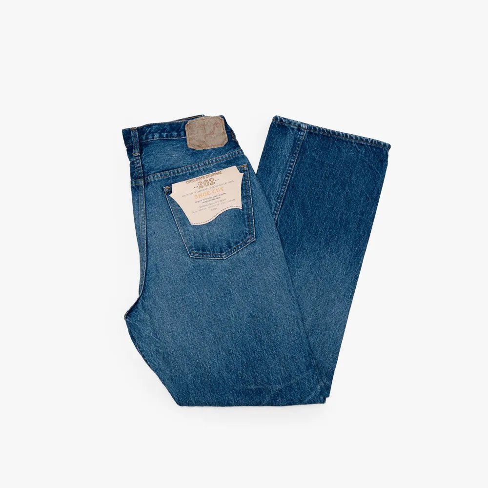 Orslow x Clothierandsons 202 Shoe Cut Jeans 2 Year Wash - Refinement