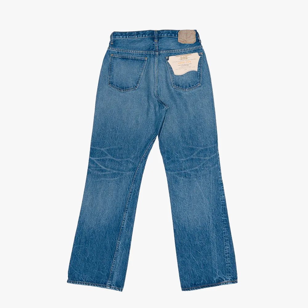 Orslow x Clothierandsons 202 Shoe Cut Jeans 2 Year Wash - Refinement