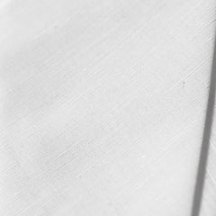 Refinement Linen Pocket Square White Fabric Texture Detail