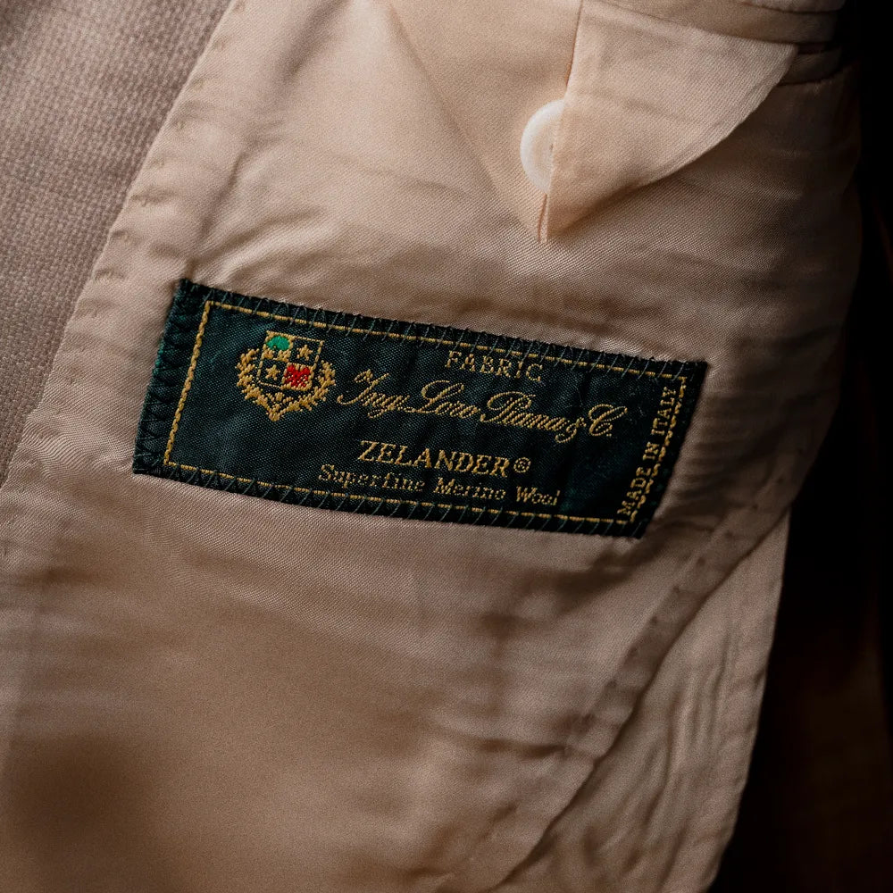 Refinement Tailoring Rfmt-01 Sport Jacket Zelander Oatmeal By Loro Piana Zelander Fabric Label