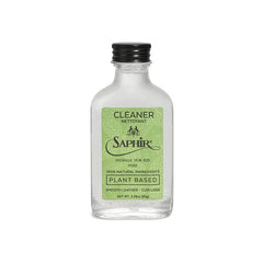 Saphir Cleaner front view for deep cleaning leather shoes and removing dirt and buildup