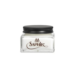 Saphir Vegetable Tanned Leather front view for cleaning and protecting premium leather shoes and bags