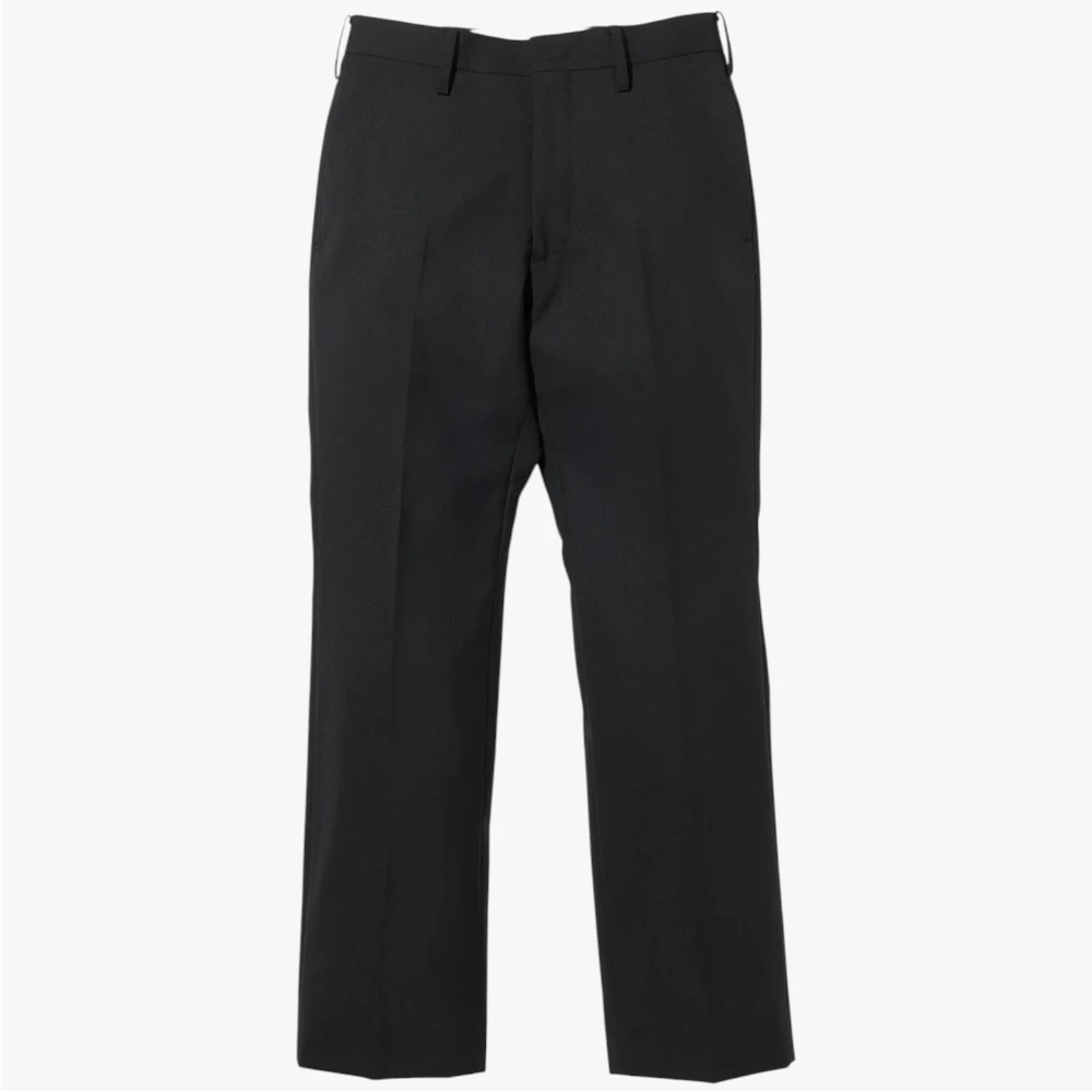 black tangent tan24 pepe trousers front full view