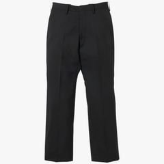 black tangent tan24 pepe trousers front full view