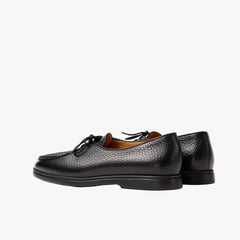 Timothee Paris Loafer Beaune Grained Rubber Black Grained Leather Detail