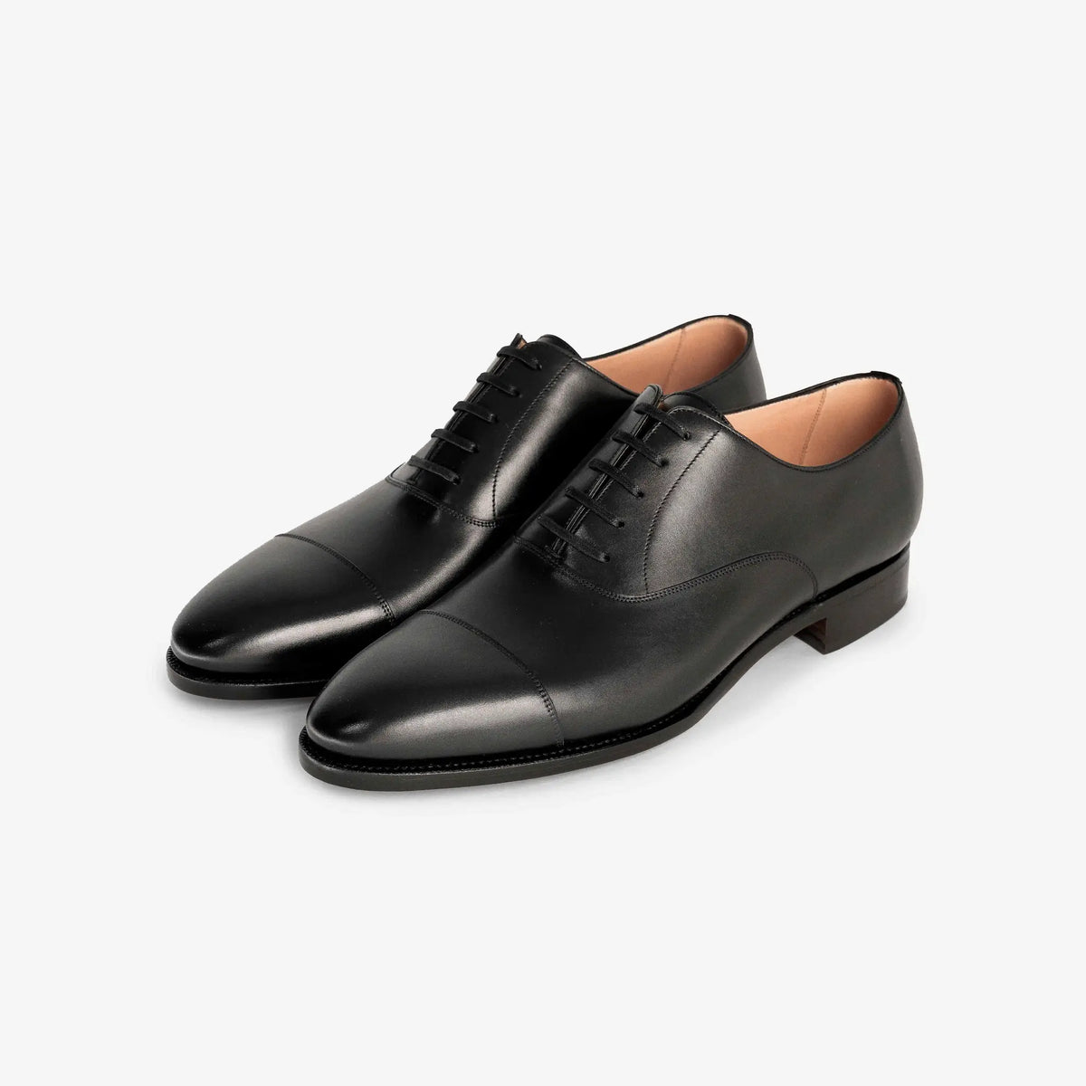 TLB Mallorca Artista 112 Goya Box Calf Negro – black oxford dress shoes handmade in Spain