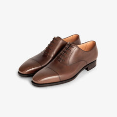 TLB Mallorca Artista 128 Picasso Vegano Brown leather Oxford front view