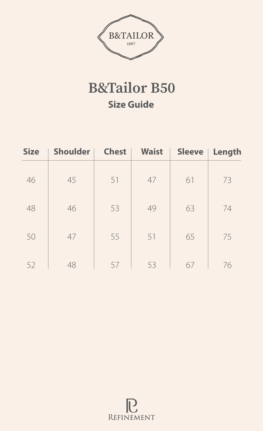 B&Tailor B50