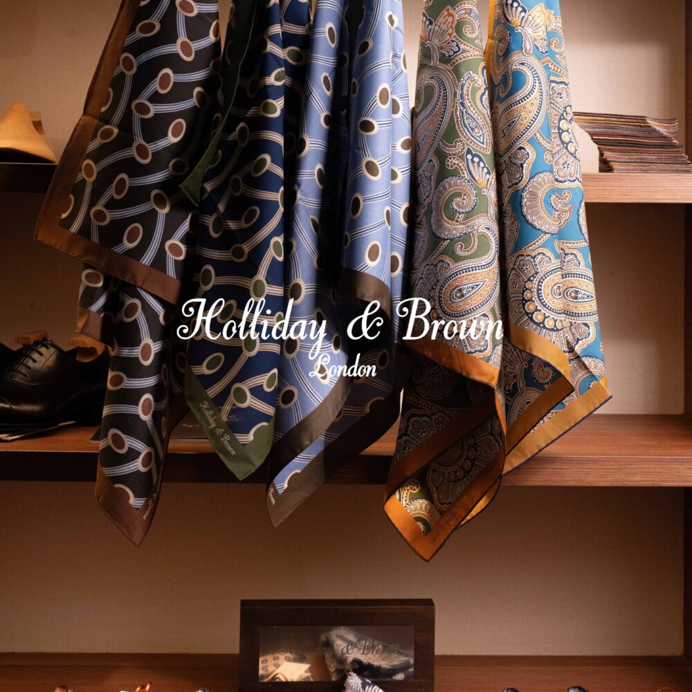 【新品】Holliday & Brown／リングモチーフ／サークル／ブルーグレー Holliday & Brown（ホリデーアンドブラウン）の「【Holliday
